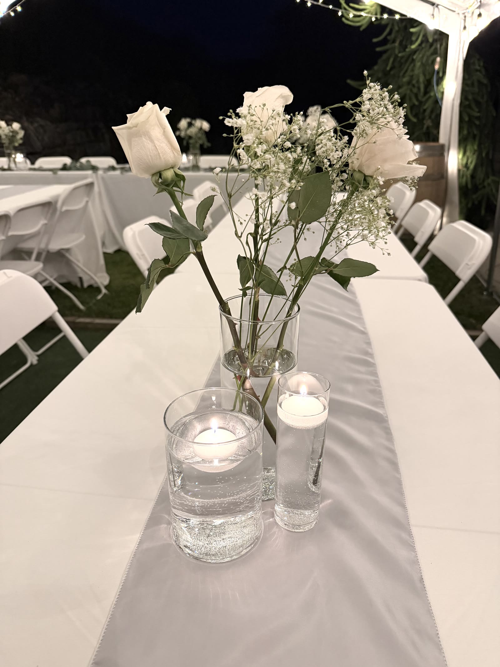 Table settings — Lakeside Tent Co
