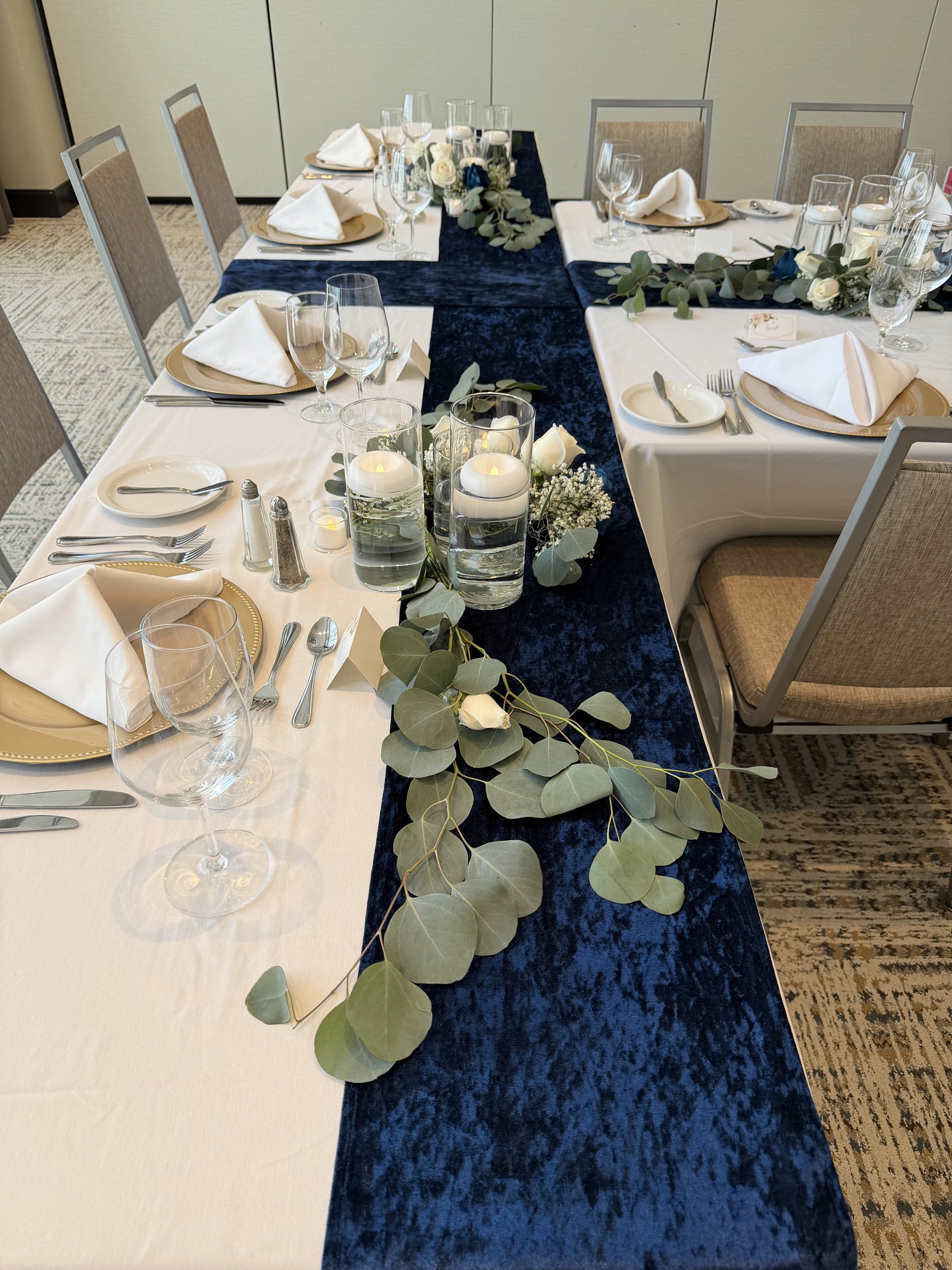 Table settings — Lakeside Tent Co