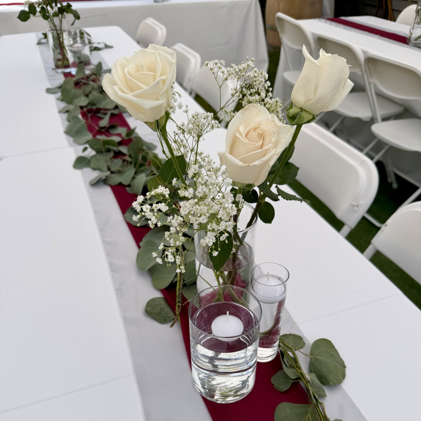 Table settings — Lakeside Tent Co