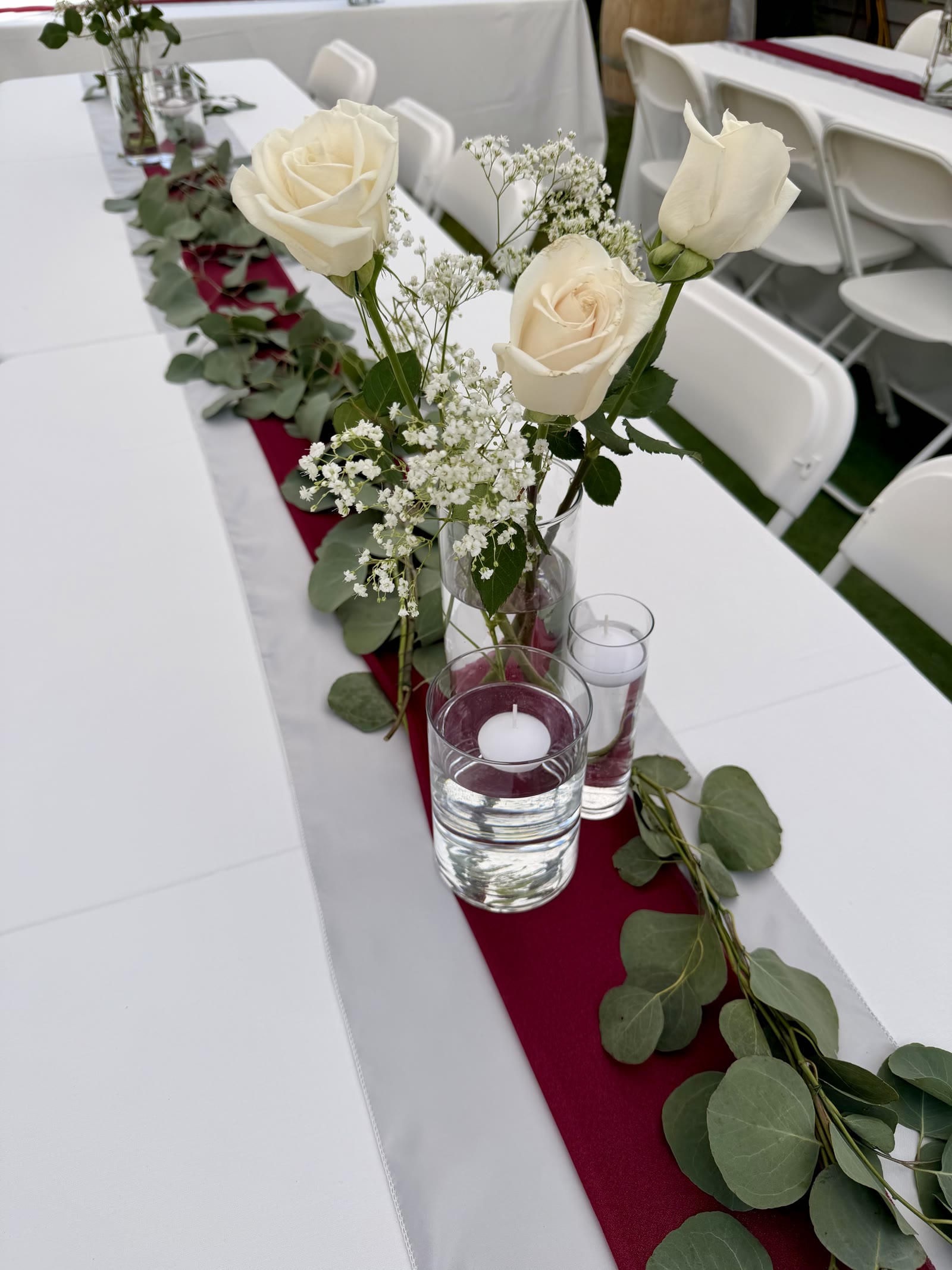 Table settings — Lakeside Tent Co
