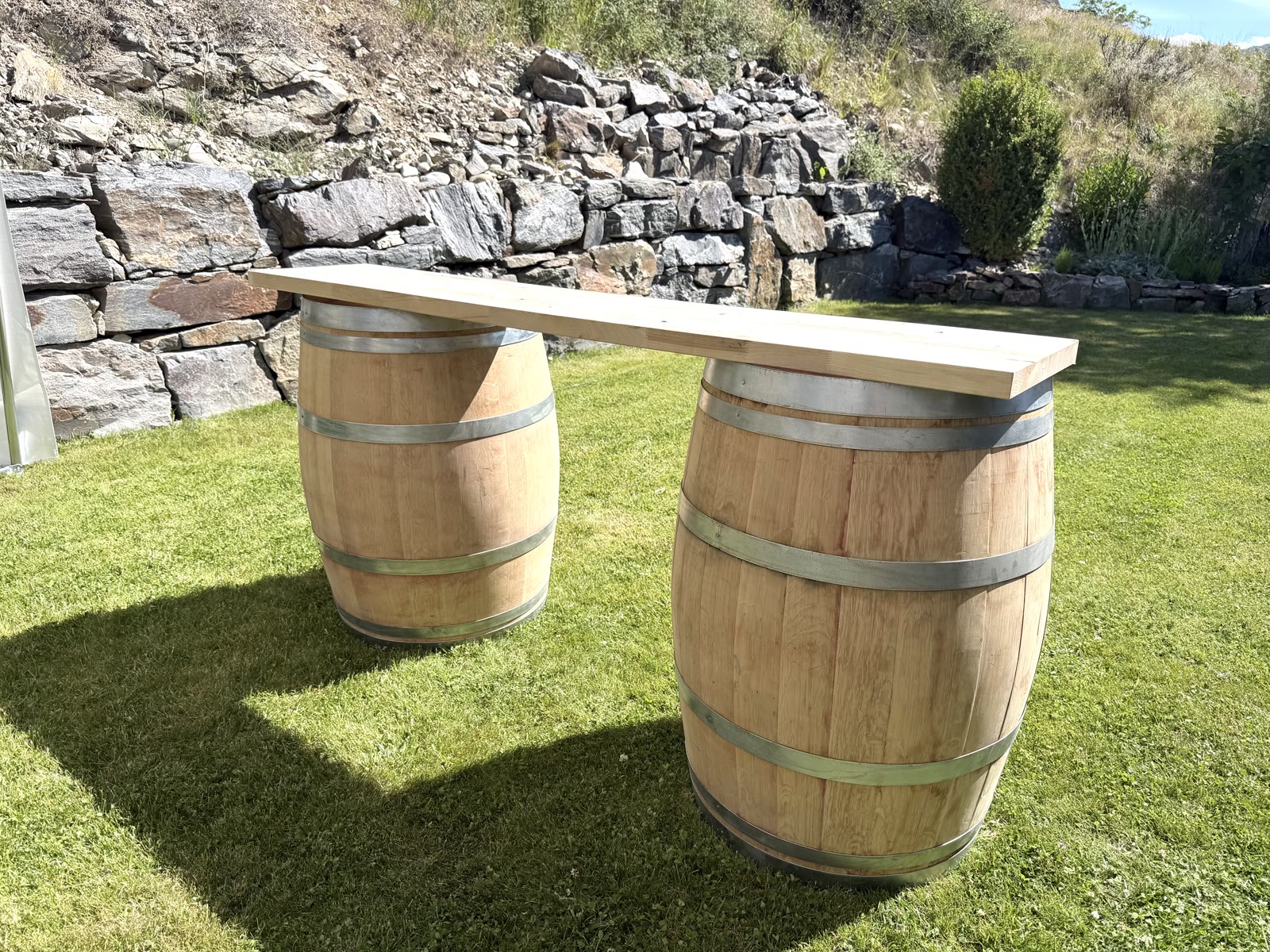 Okanagan wine barrels — Lakeside Tent Co