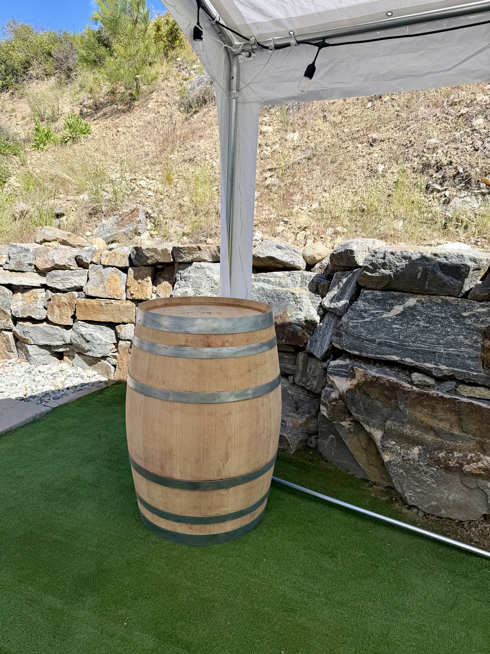 Okanagan wine barrels — Lakeside Tent Co