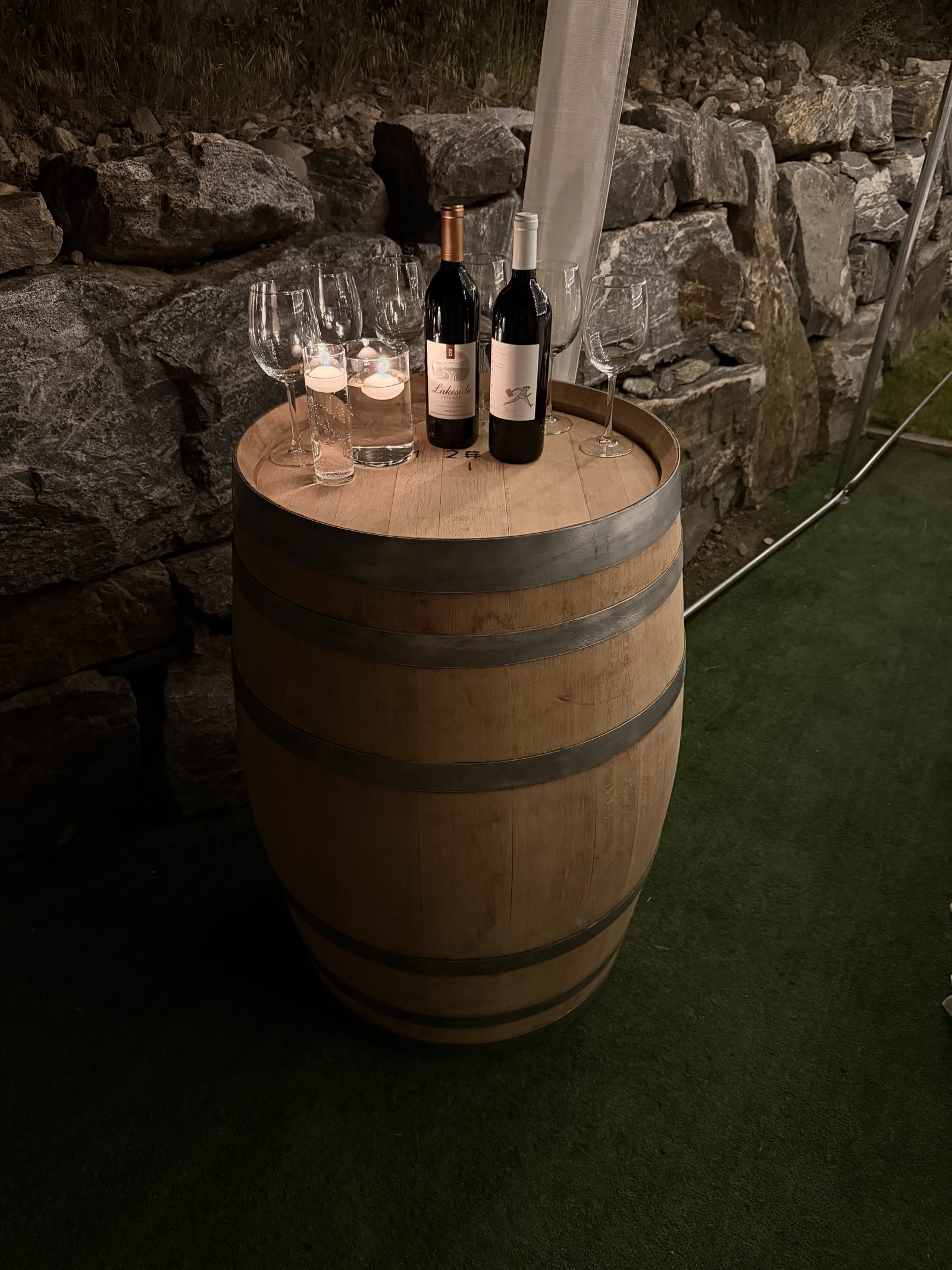Okanagan wine barrels — Lakeside Tent Co